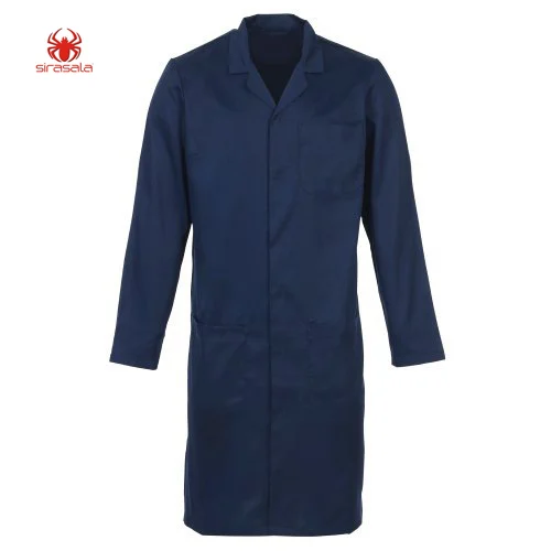 Navy Blue Lab Coat